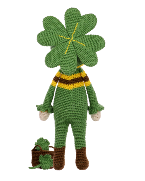 Four-Leaf Clover Klaus crochet pattern by Zabbez