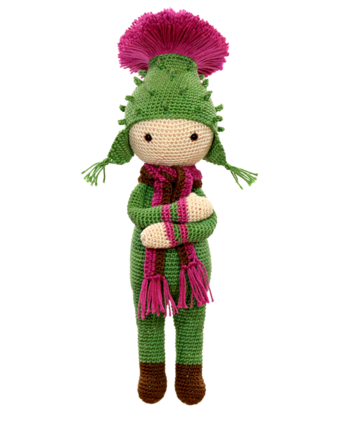 Thistle Tim crochet pattern by Zabbez