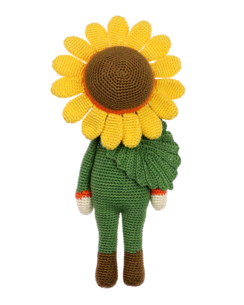 Sunflower Sam crochet pattern by Zabbez