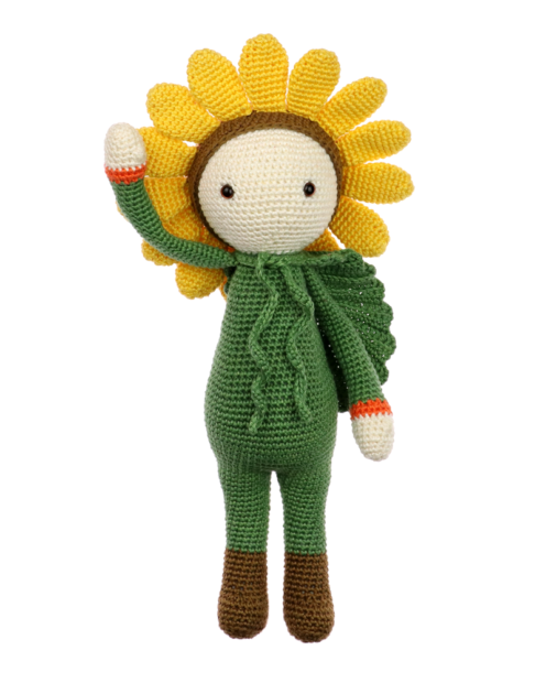 Sunflower Sam crochet pattern by Zabbez