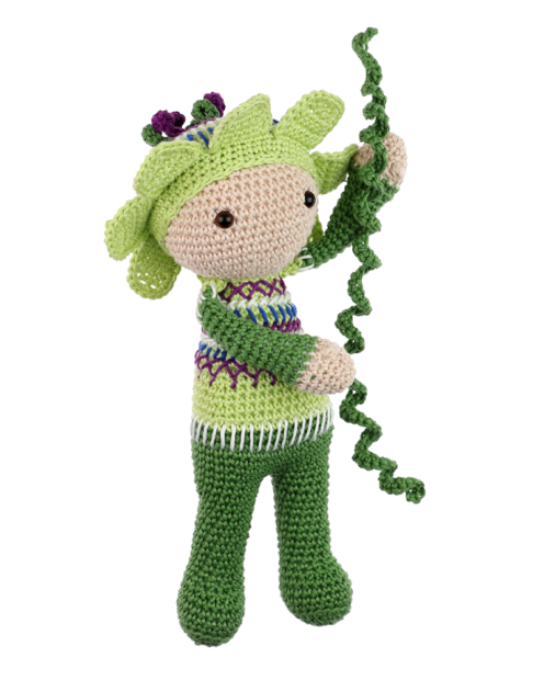Little Passionflower Paz crochet pattern by Zabbez