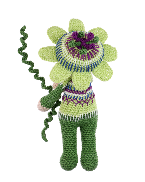 Little Passionflower Paz crochet pattern by Zabbez