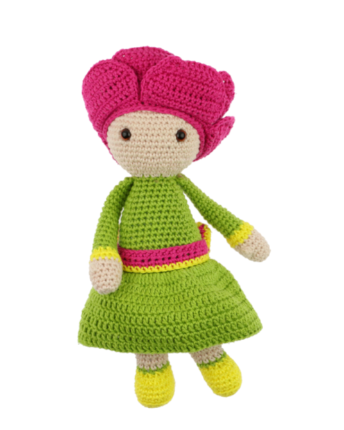 Little Peony Pam crochet pattern by Zabbez