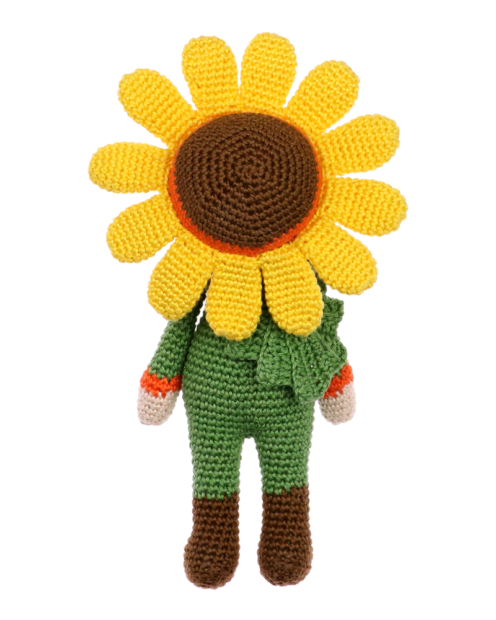 Little Sunflower Sam crochet pattern by Zabbez
