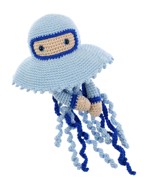 Jellyfish Karl crochet pattern by Zabbez