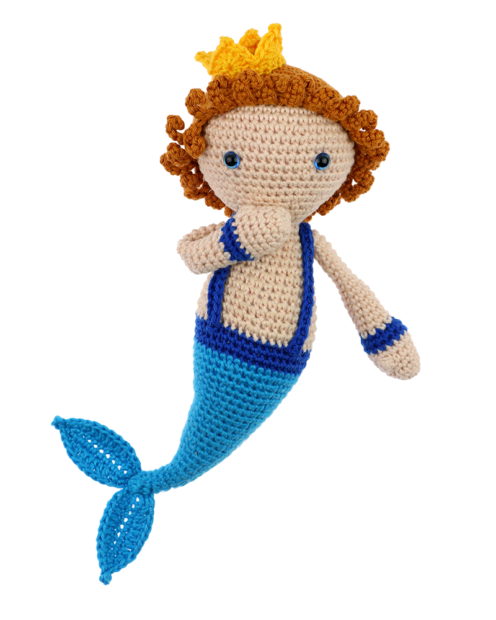 Merman Kasper crochet pattern by Zabbez