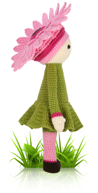 ... crochet pattern Zabbez amigurumi Zabbez - crochet amigurumi flower
