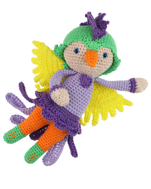 Bird of Paradise Pablo crochet pattern by Zabbez