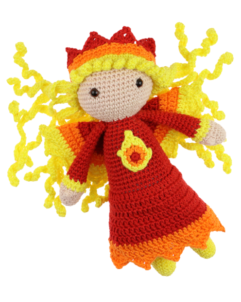 Fire Fairy Veerle crochet pattern by Zabbez