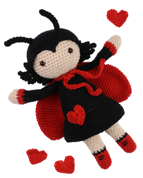 Ladybird Lola crochet pattern by Zabbez